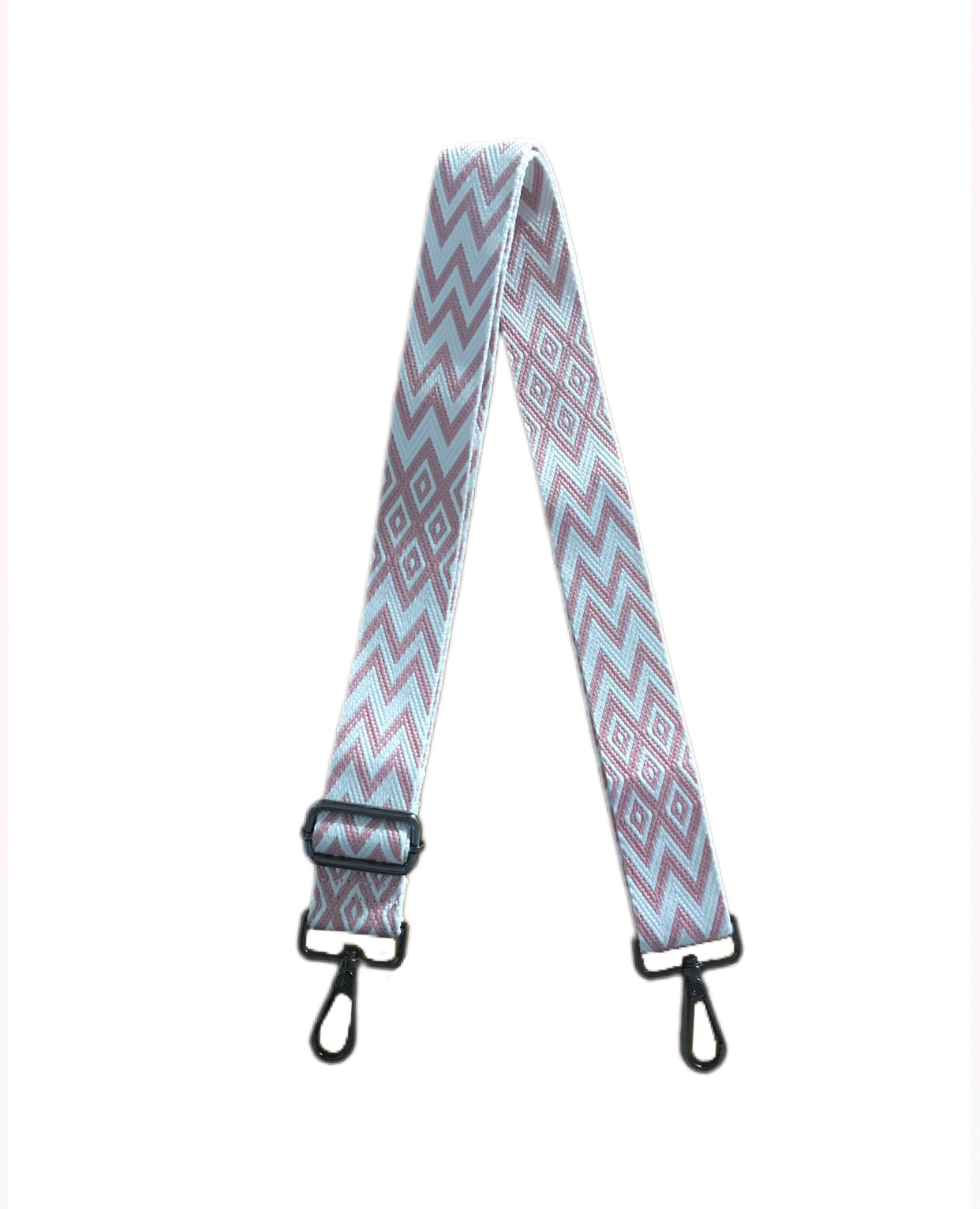 Bag / Phone Strap Wide Triangle Pink