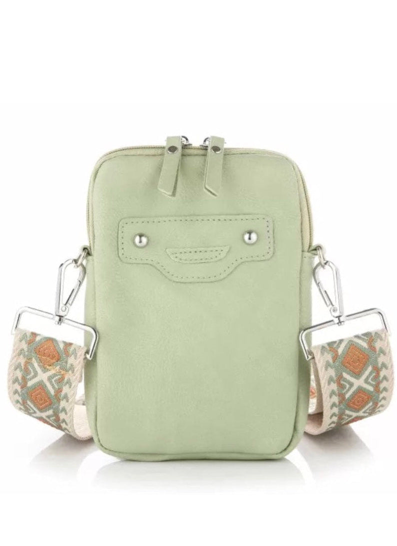 REBECCA Phone / Passport Bag Green