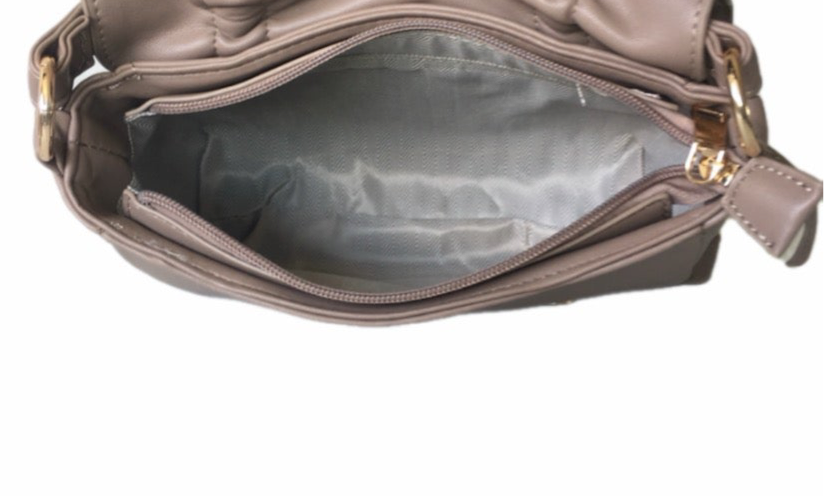 ANNA Bow Detail Bag beige