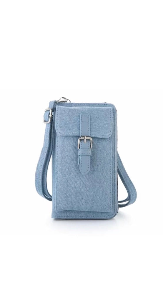 DENIM Phone Bag / Wallet Blue