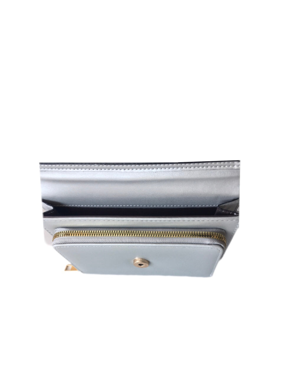 GINA Bag / Wallet Metallic Silver