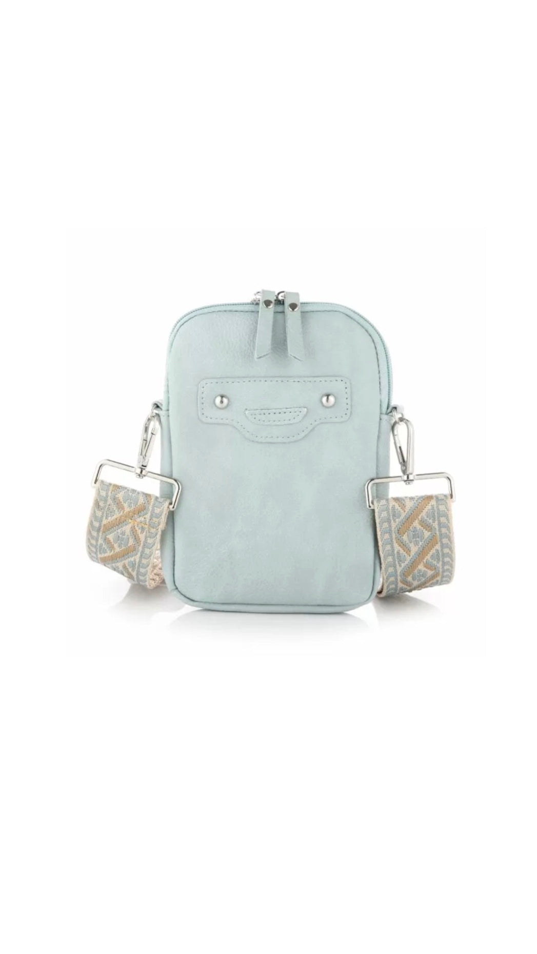 REBECCA Phone / Passport Bag Blue