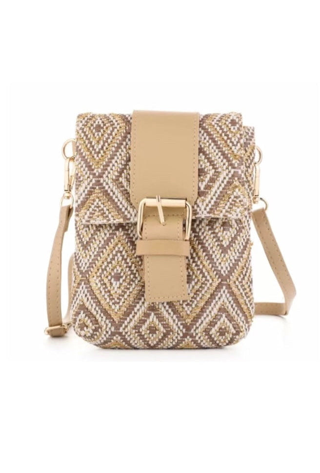 GABY Phone / Passport Bag Beige