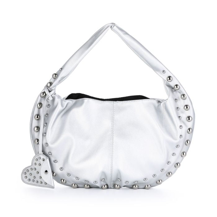 TESS Studs Bag Metallic Silver