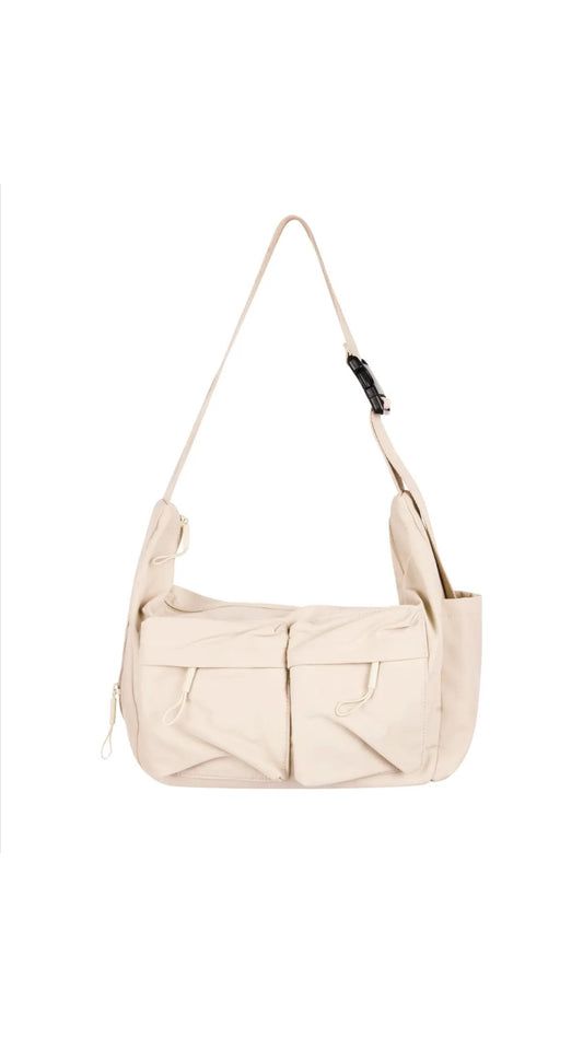 JUTTA Multi Pockets Travelbag Beige