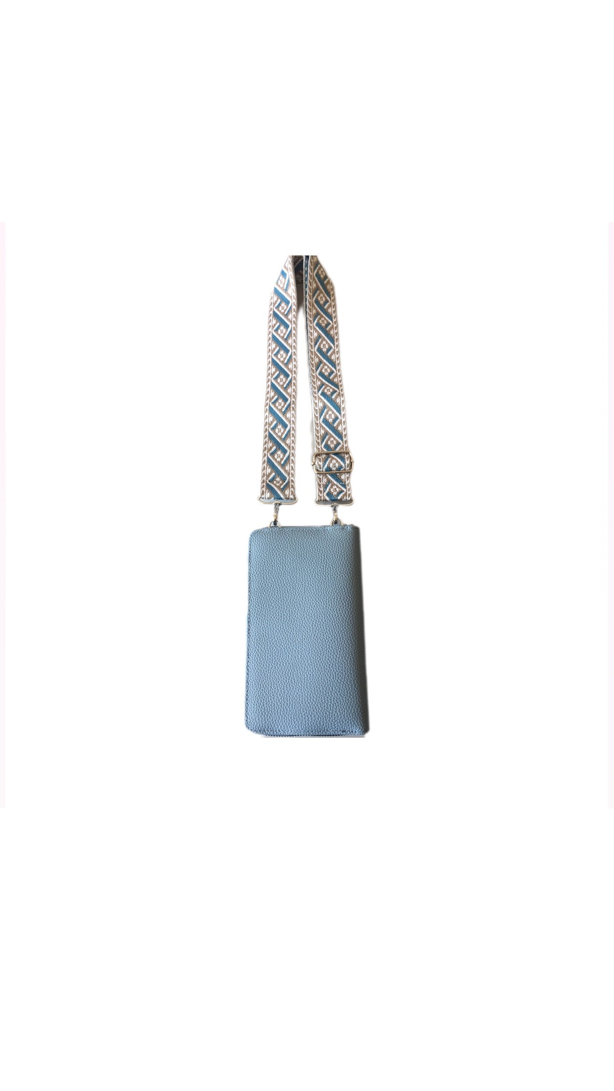 SUZY Embroidery Phone Bag / Wallet Blue