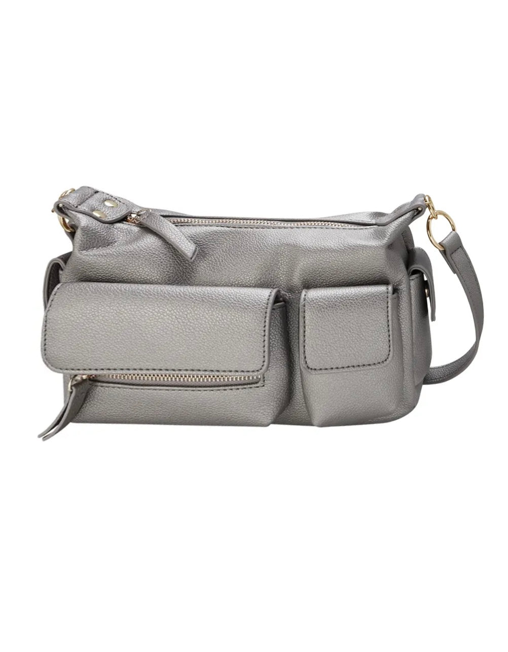 IRENE Shoulder Bag Metallic Silver