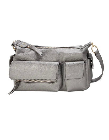 IRENE Shoulder Bag Metallic Silver