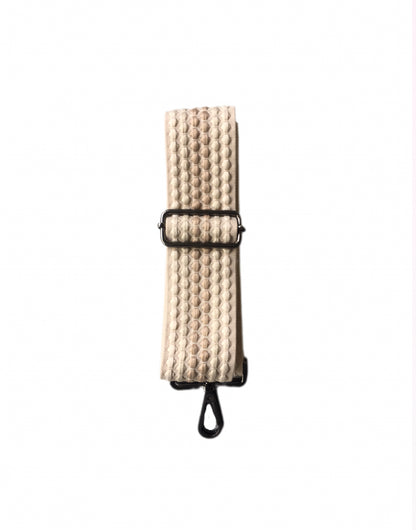 Bag / Phone Strap Wide Dots Nude