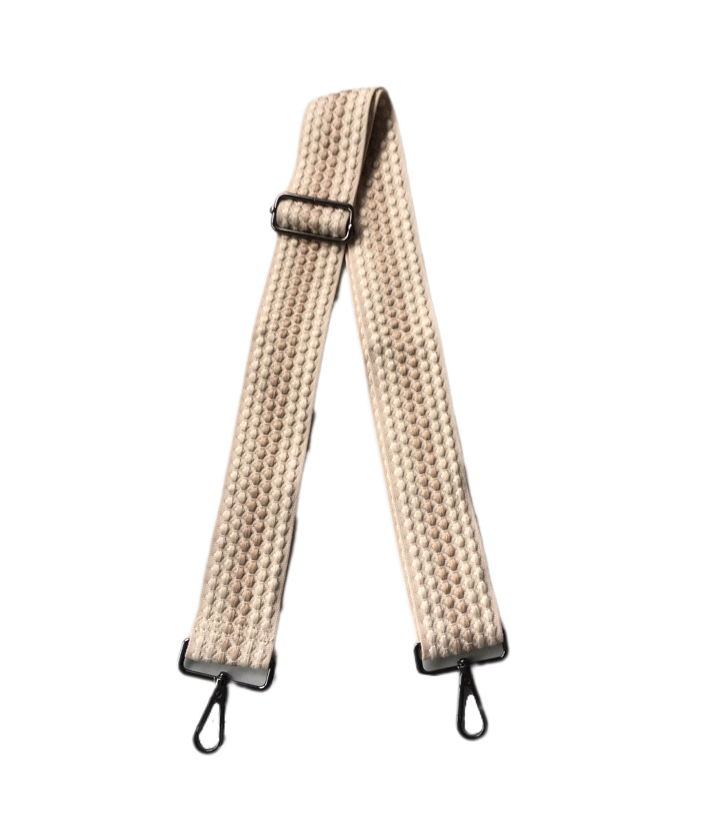 Bag / Phone Strap Wide Dots Nude