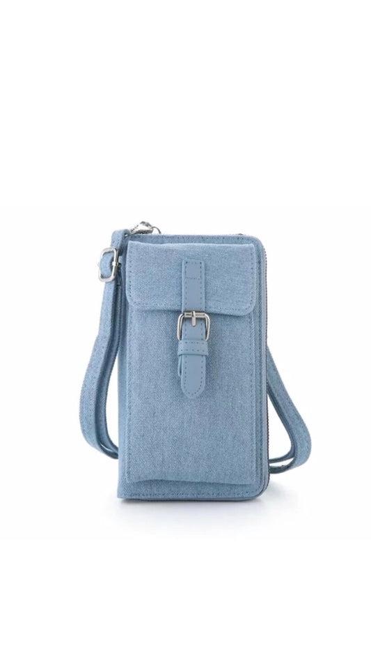 DENIM Phone Bag / Wallet Blue