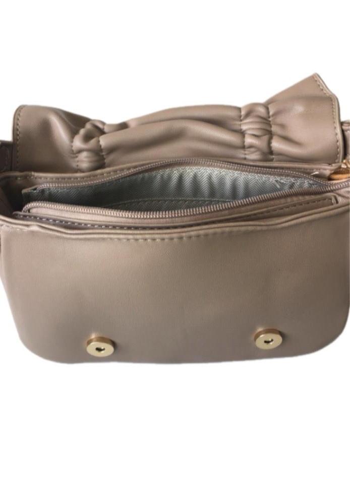ANNA Bow Detail Bag beige