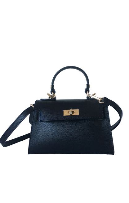 KYLIE Leather Bag black
