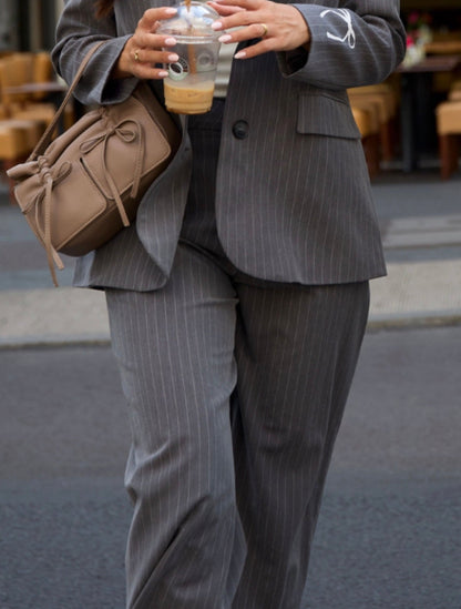 ANNA Bow Detail Bag Beige