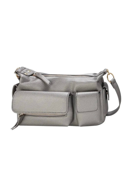 IRENE Shoulder Bag Metallic Silver