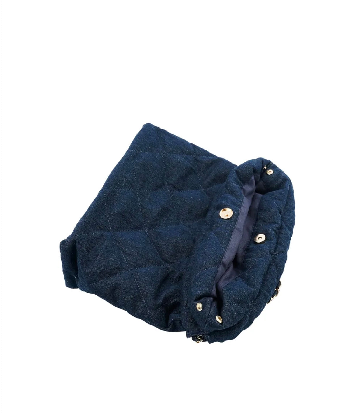 MITRA Denim Stitched Tote / Shoulder Bag Navy