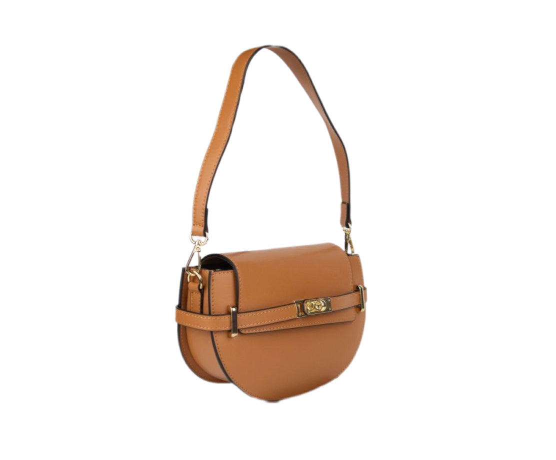 KYRA Leather Bag Cognac