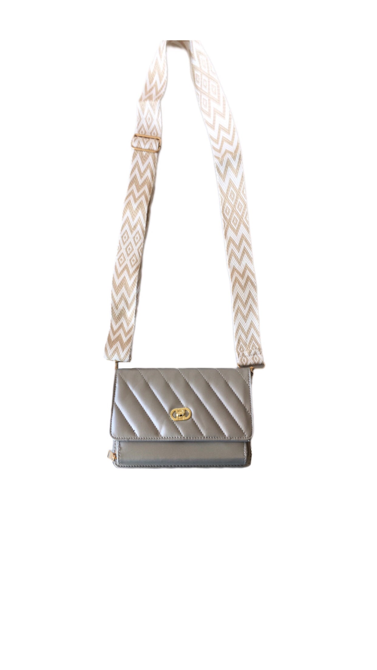GINA Bag / Wallet Metallic Silver