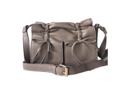 ANNA Bow Detail Bag beige