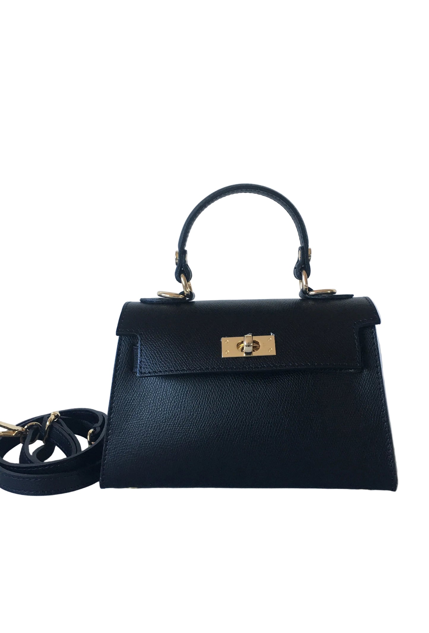 KYLIE Leather Bag black