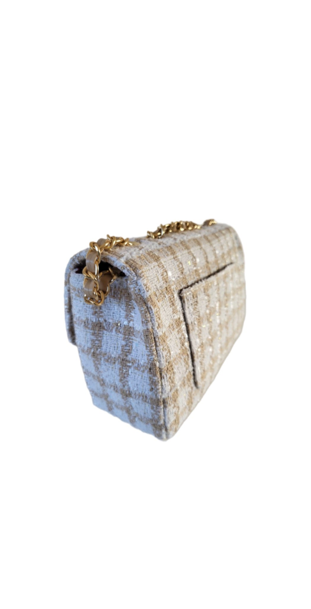 BELLE Tweed Bouclé Bag brown/beige