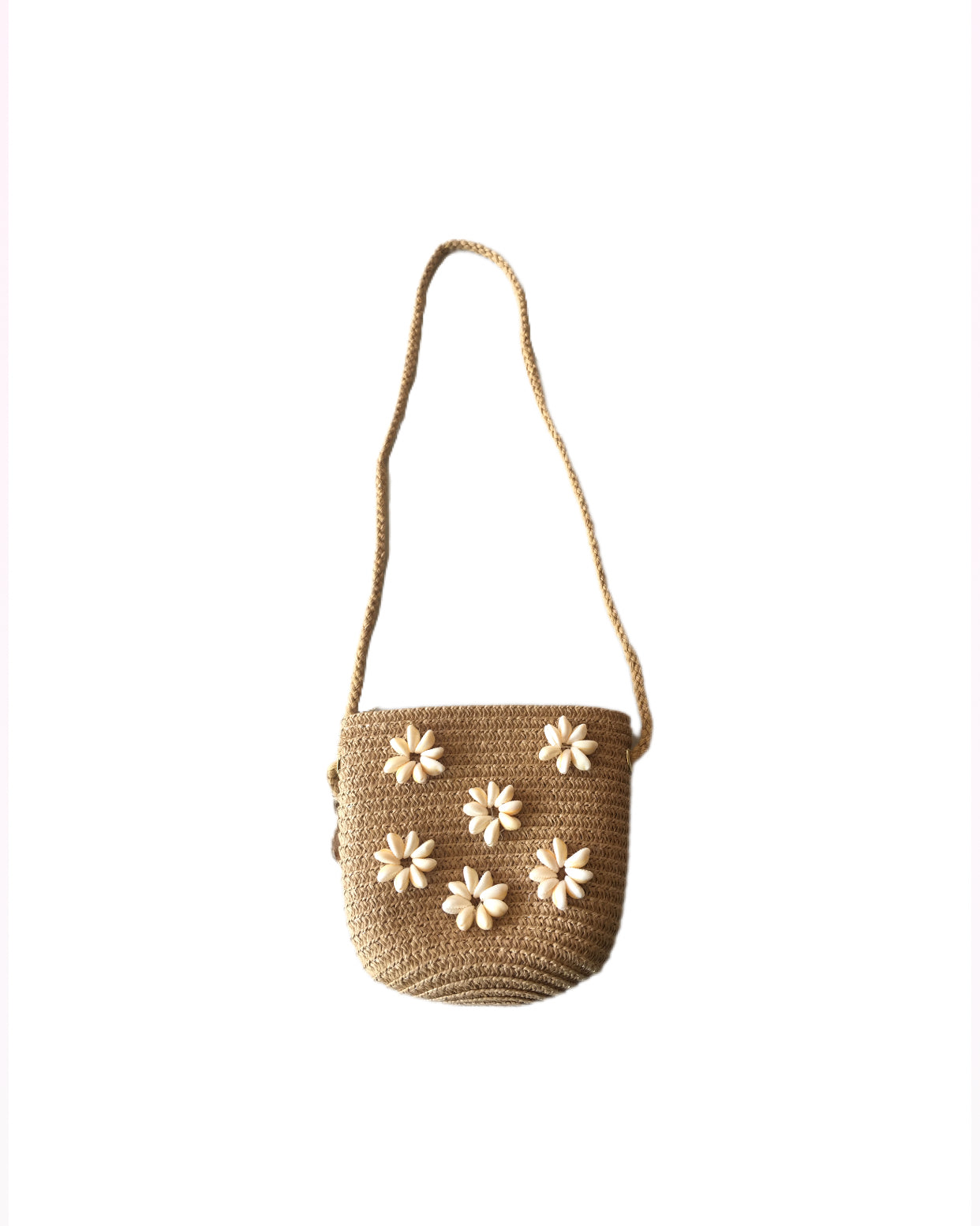 LILLY Reed Beads Mini Bag Brown