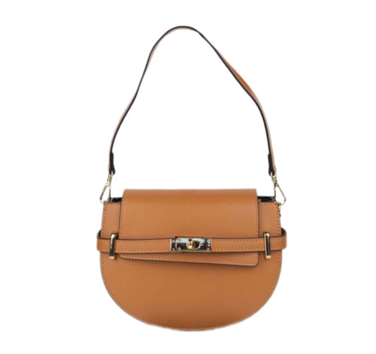 KYRA Leather Bag Cognac