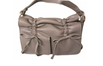 ANNA Bow Detail Bag beige